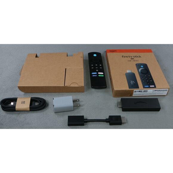 Amazon Fire TV Stick 4K 2nd Gen Wi-Fi 6 8GB Alexa Voice Remote HDR Media Player - Picture 1 of 12